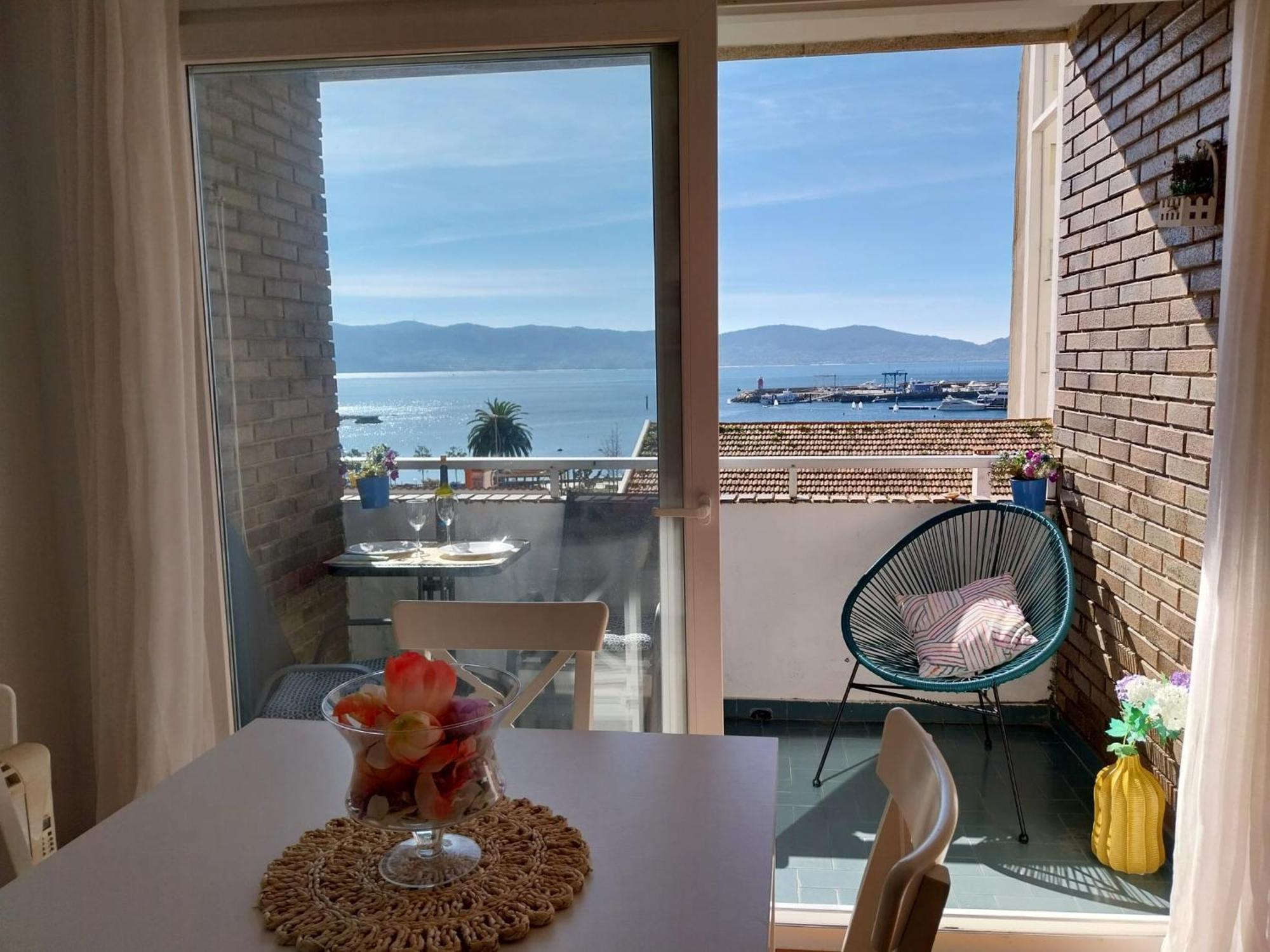 Vista Faro, Playa Panadeira Apartment Sanxenxo Exterior photo